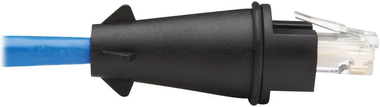 Alt view image 3 of 8 - TRIPP LITE N200P-033BL-IND 33 ft. Cat 6 Blue Industrial Cat6 UTP Ethernet Cable (RJ45 M/M), 100W PoE, CMR-LP, IP68