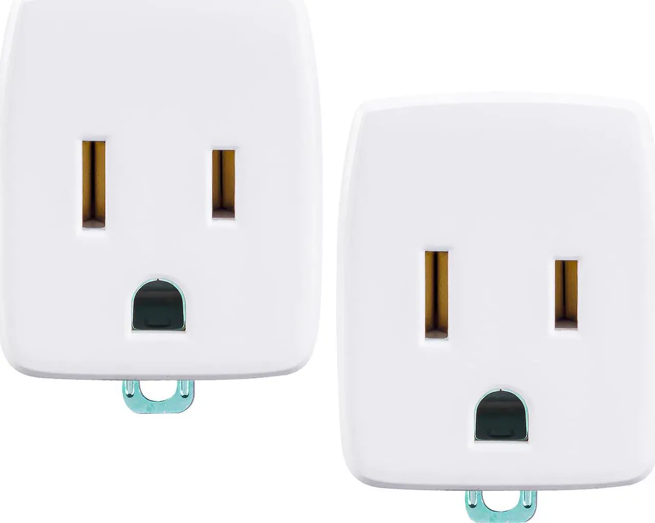 Alt view image 3 of 10 - CyberPower GT1W2PK Power Plug - NEMA 1-15P - 125 V AC / 15 A - White