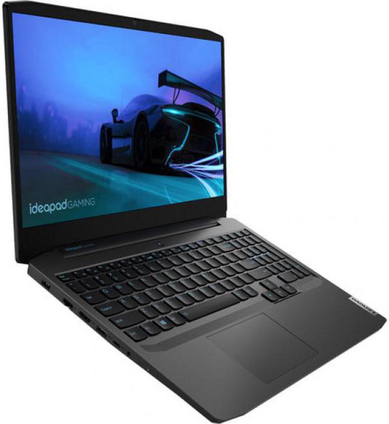 Lenovo IdeaPad Gaming 3 15.6" 60Hz i5-10300 8GB RAM 256GB SSD 1TB HDD GTX 1650 4GB GDDR6 Only Black - 10th Gen i5-10300H Quad-Core - NVIDIA GeForce GTX 1650 4GB - Up to 4.5 GHz CPU Speed - In-pla