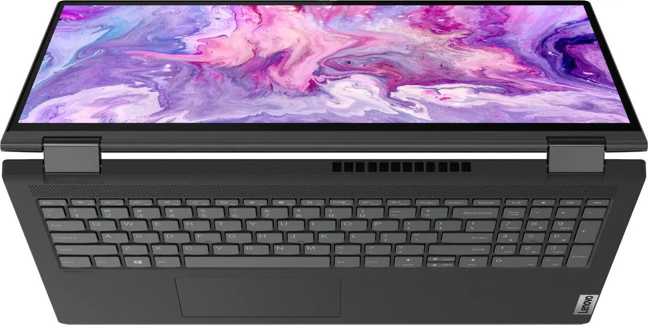 Alt view image 2 of 15 - Lenovo IdeaPad Flex 5 15IIL05 Intel Core i3-1005G1 8GB Memory 128 GB PCIe SSD Intel UHD Graphics 15.6" 10-point Multi-touch 1920 x 1080 Convertible 2-in-1 Laptop Windows 10 in S mode 81X3000BUS