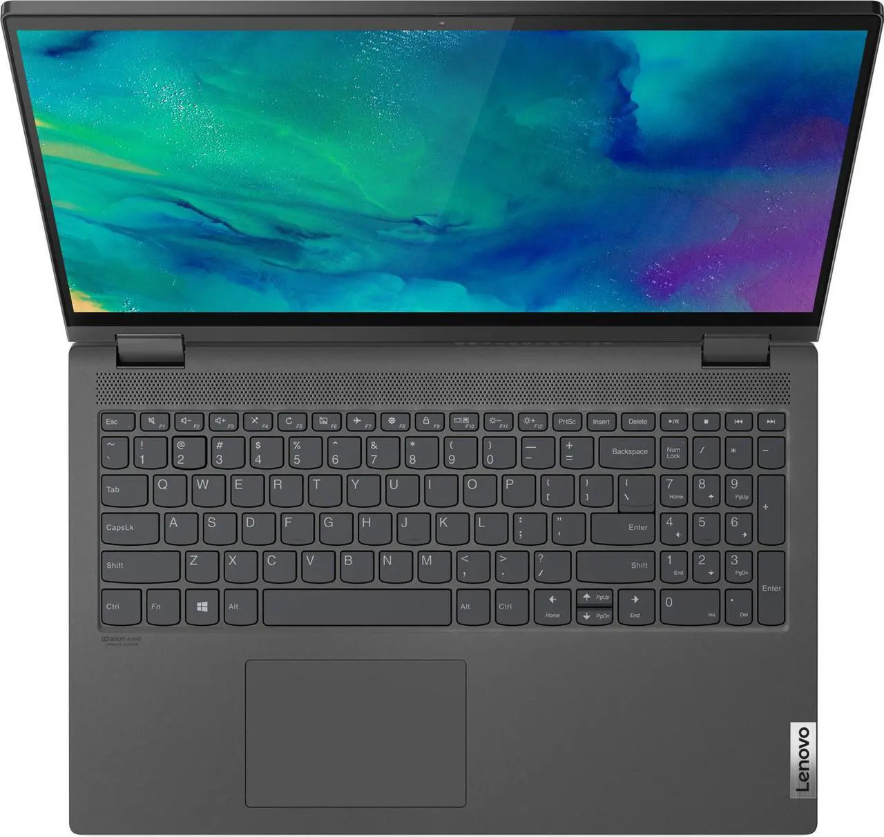 Alt view image 3 of 15 - Lenovo IdeaPad Flex 5 15IIL05 Intel Core i3-1005G1 8GB Memory 128 GB PCIe SSD Intel UHD Graphics 15.6" 10-point Multi-touch 1920 x 1080 Convertible 2-in-1 Laptop Windows 10 in S mode 81X3000BUS