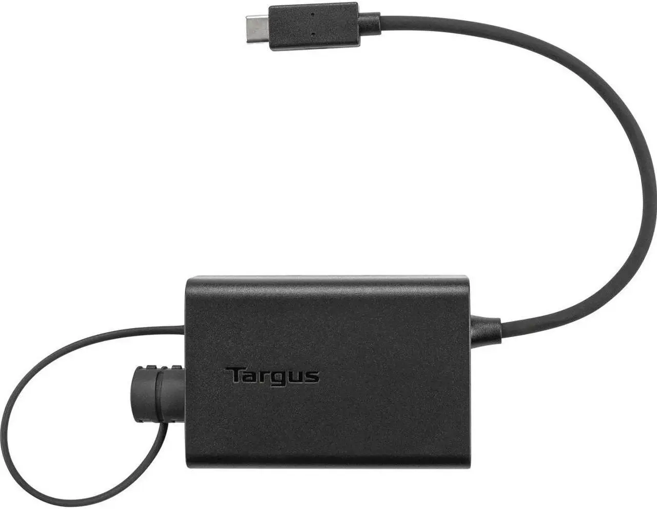 Alt view image 2 of 12 - Targus USB-C Multiplexer Adapter - Power/USB/USB-C Data Transfer/Power Cable for Docking Station, Notebook, Dock - Black - ACA47GLZ