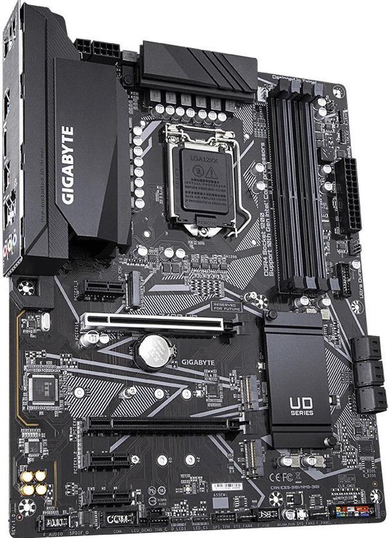 Alt view image 6 of 15 - Gigabyte Ultra Durable Z490 UD LGA-1200 Comet Lake DDR4 ATX Desktop Motherboard