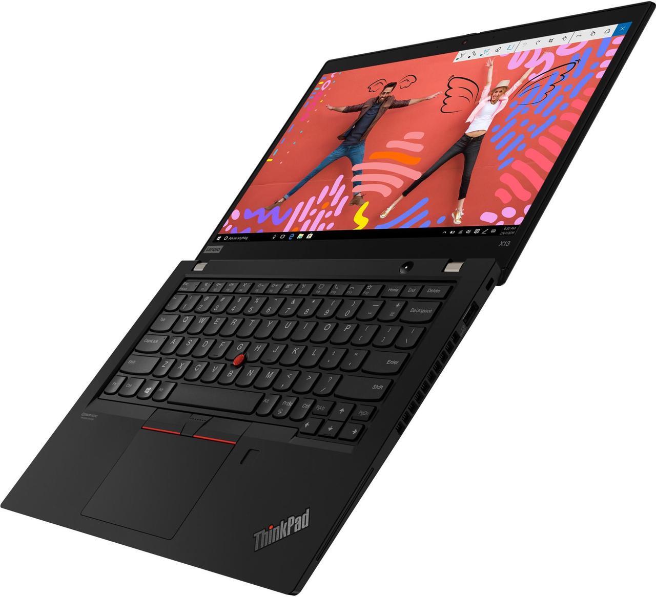 Alt view image 10 of 11 - Lenovo ThinkPad X13 20T20024US 13.3" Touchscreen Laptop i7-10510U 8GB 512GB SSD