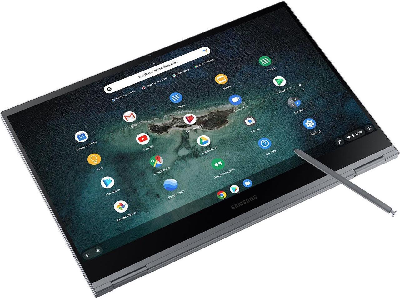 Alt view image 11 of 19 - Samsung - Galaxy 13.3" 4K Ultra HD Touch-Screen Chromebook - Intel Core i5 - 8GB Memory - 256GB SSD - Mercury Gray Laptop Notebook XE930QCA-K02US
