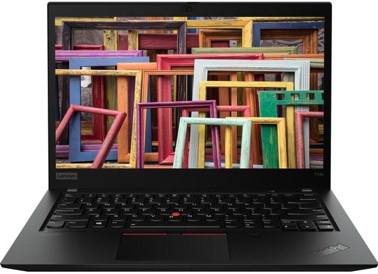 Lenovo Laptop ThinkPad T14s Gen 1 (Intel) 20T00025CA Intel Core i5 10th Gen 10310U (1.70 GHz) 8 GB Memory 256 GB PCIe SSD Intel UHD Graphics 14" IPS 1920 x 1080 Windows 10 Pro 64-bit (French)