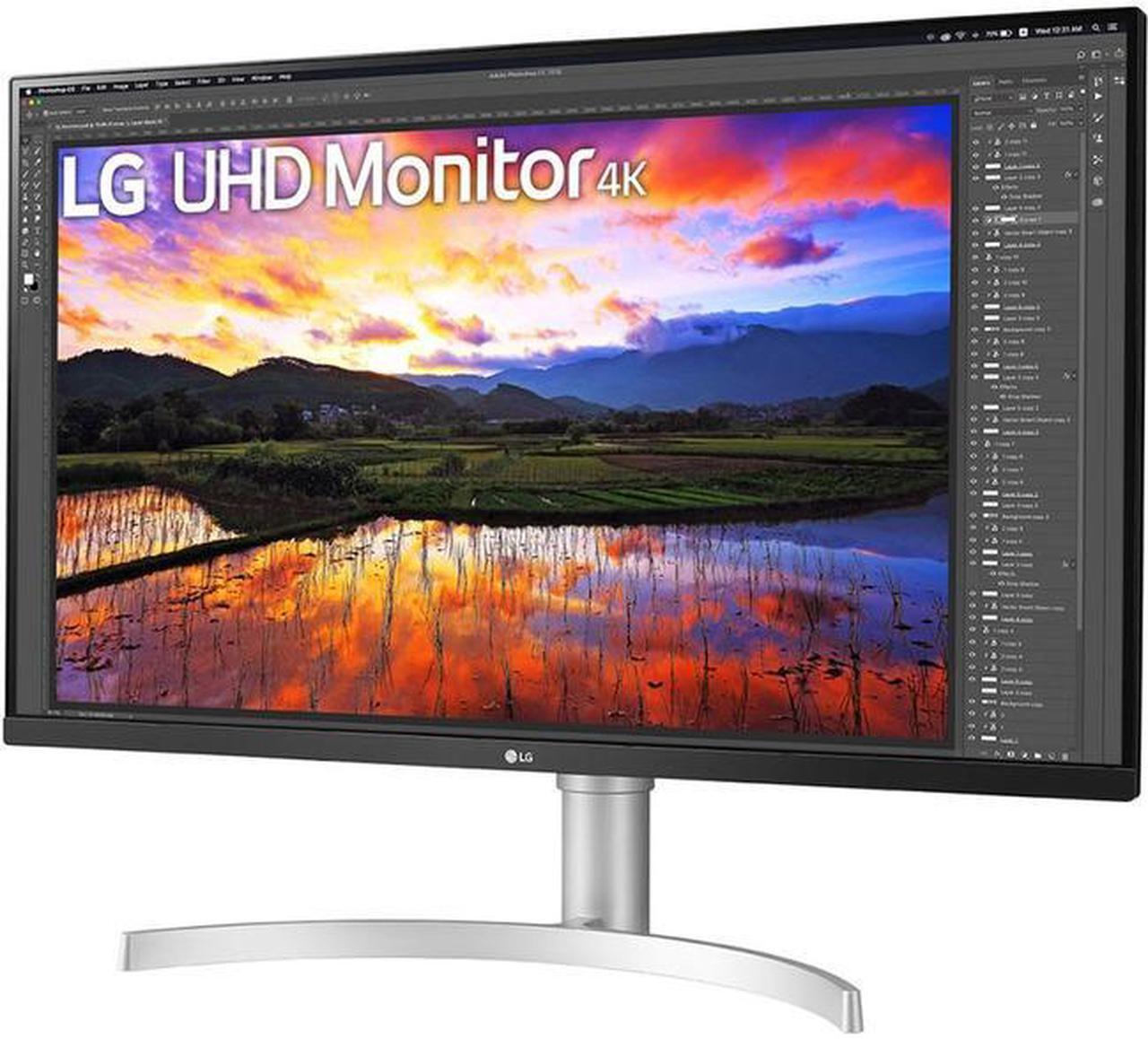 Main image of LG 31.5" HDR10 IPS UHD 4K Monitor (3840 x 2160) with DCI-P3 95% (Typ.), AMD FreeSync, Dynamic Action Sync, Black Stabilizer, MAXX Audio & Ergonomic Design