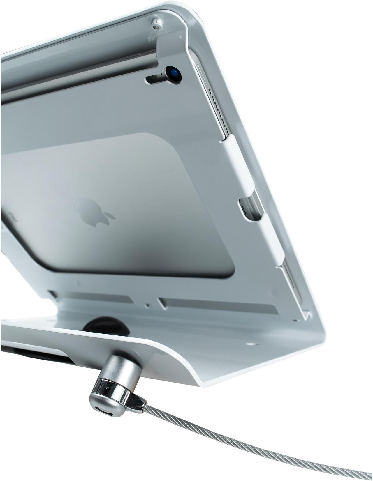 Alt view image 20 of 20 - CTA Digital Rotating Anti Theft Kiosk Stand for iPad Pro 12.9 Gen. 3 PADRTDW13