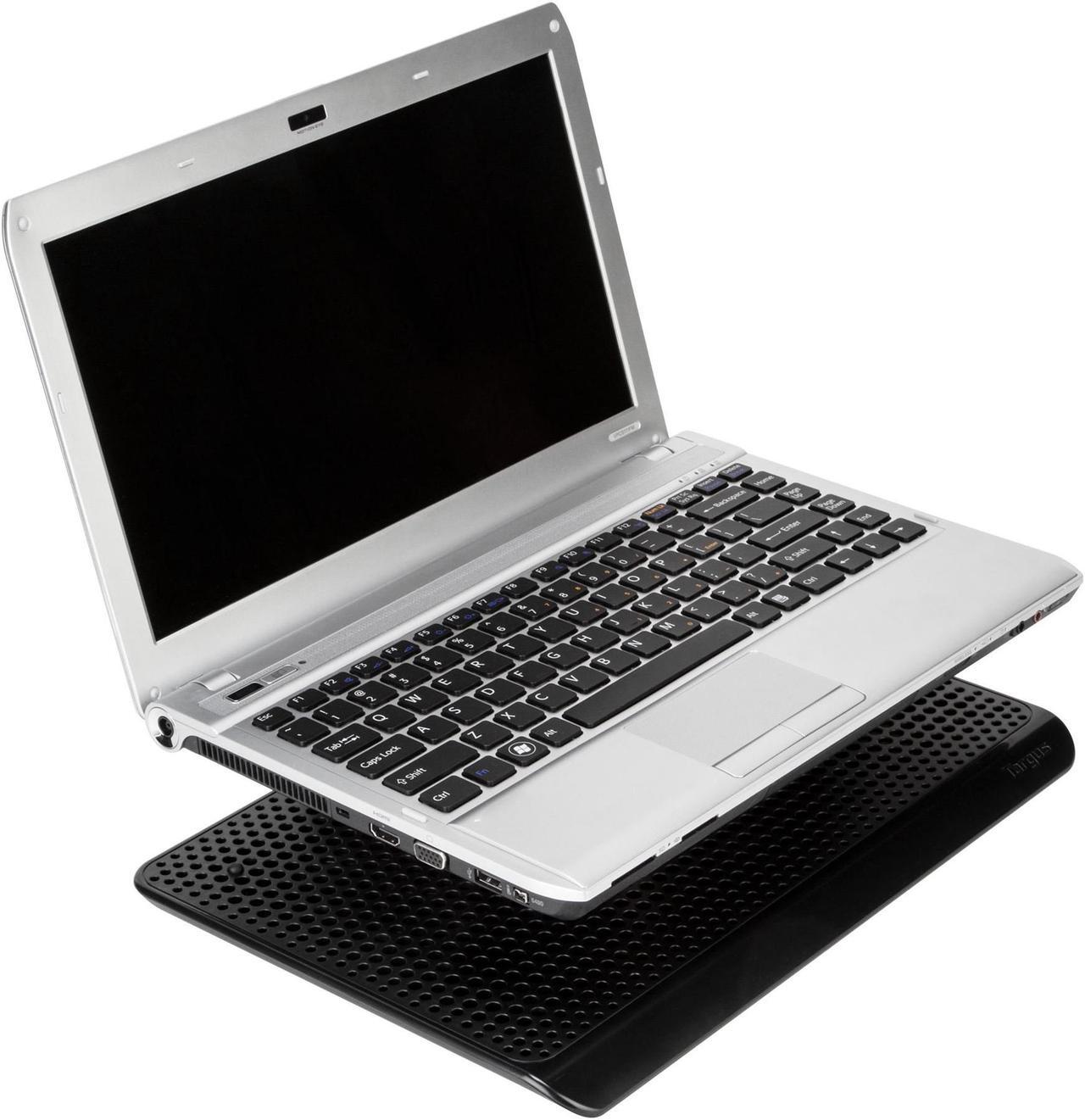 Alt view image 4 of 6 - Targus 16" Dual Fan Chill Mat - TAA Compliant - Upto 16" Screen Size Notebook Support - 2 Fan(s) - Plastic - Black - TAA Compliant - AWE61US