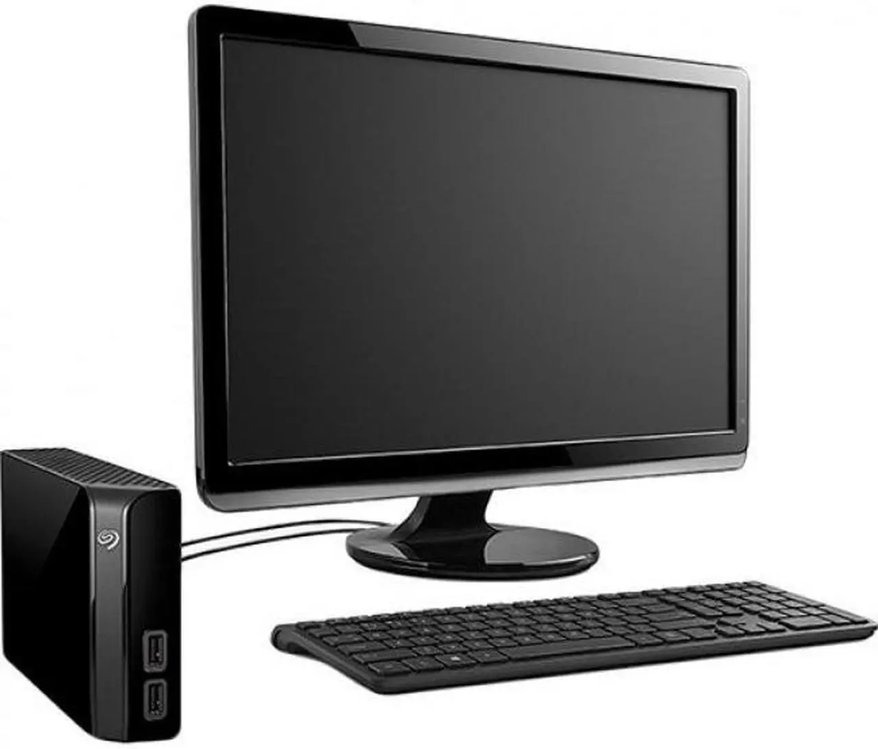 Alt view image 2 of 12 - Seagate Backup Plus Hub 14TB USB 3.0 Desktop External Hard Drive STEL14000400 Black