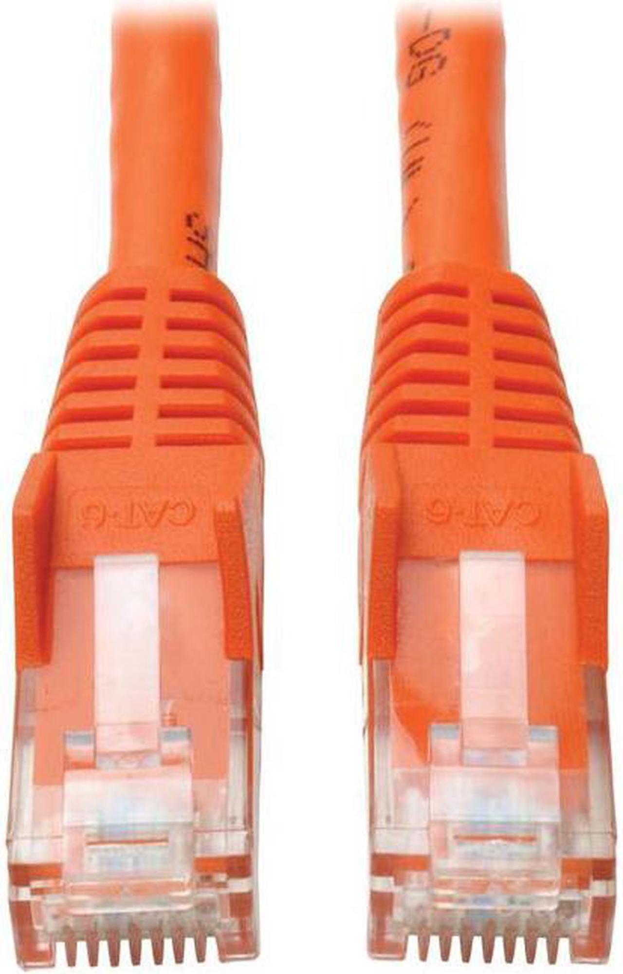 Alt view image 3 of 11 - TRIPP LITE N201-035-OR CAT6 GIGABIT SNAGLESS MOLDED PATCH CABLE (RJ45 M/M) - ORANGE, 35-FT.