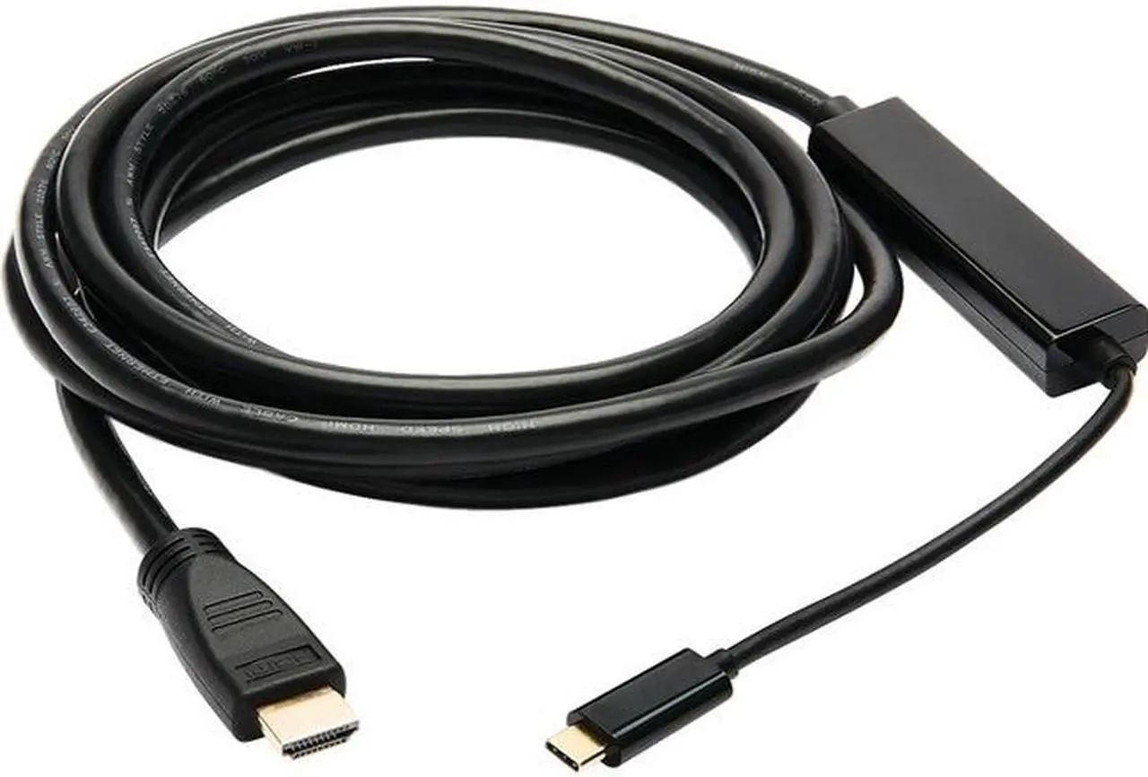 Alt view image 5 of 11 - Tripp Lite USB C to HDMI Adapter Cable USB 3.1 4K@60Hz M/M USB-C Black 10ft
