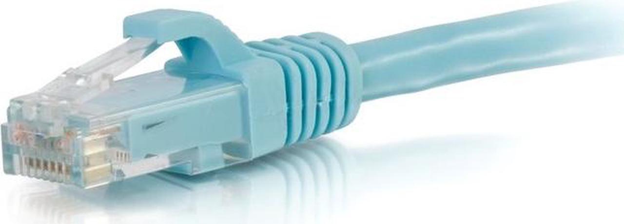 Alt view image 3 of 4 - C2G 00759 Cat6a Cable - Snagless Unshielded Ethernet Network Patch Cable, Aqua (3 Feet, 0.91 Meters)