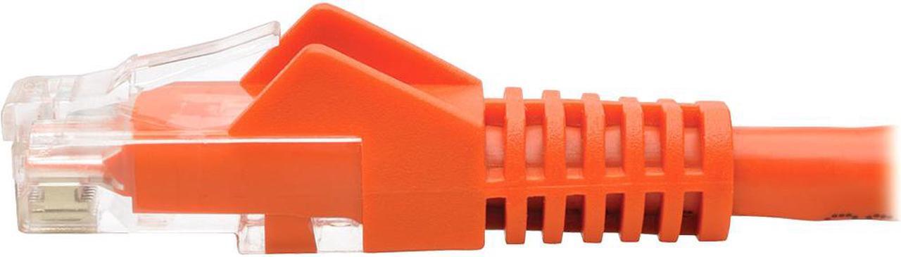 Alt view image 4 of 11 - TRIPP LITE N201-035-OR CAT6 GIGABIT SNAGLESS MOLDED PATCH CABLE (RJ45 M/M) - ORANGE, 35-FT.