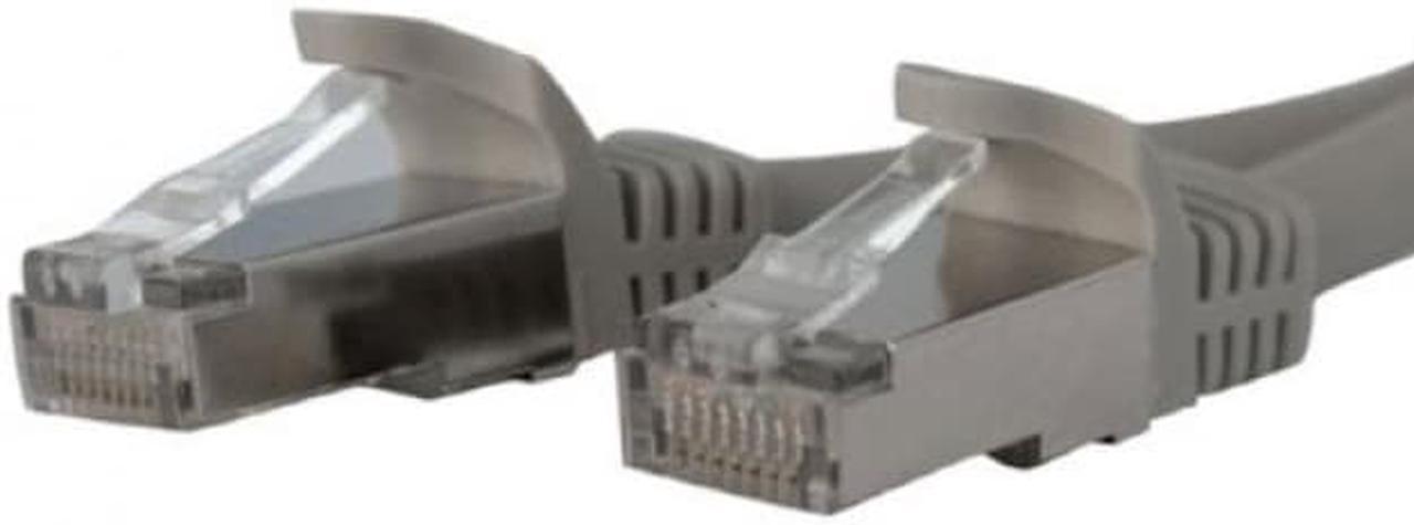 14FT CAT6A GREY SHIELDED MOLDED