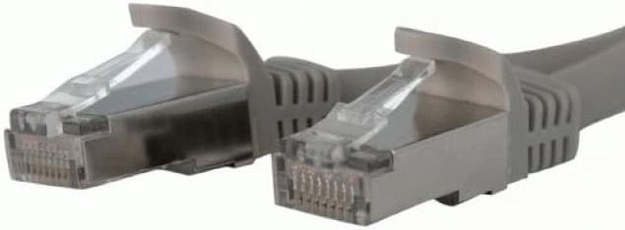 10FT CAT6A GREY SHIELDED MOLDED