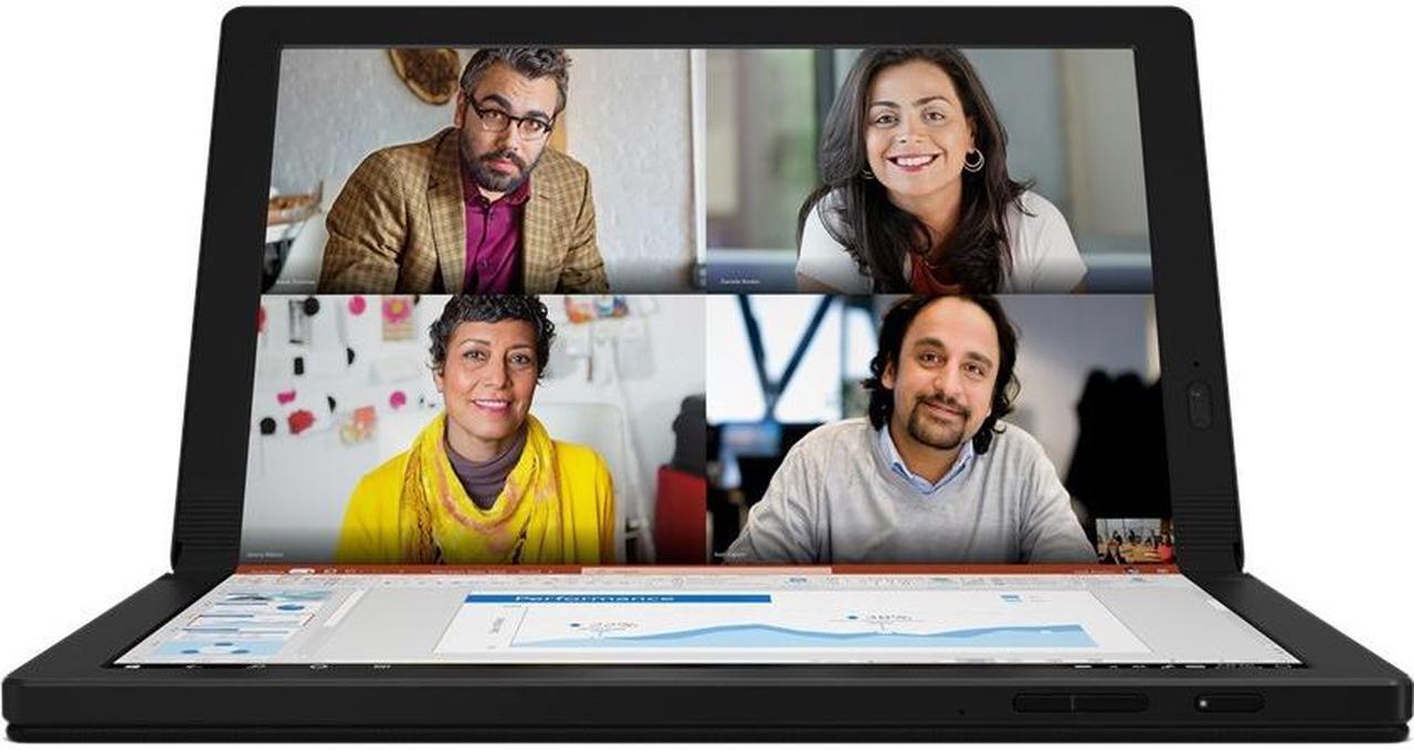 Main image of Lenovo ThinkPad X1 Fold Intel Core i5-L16G7 8 GB LPDDR4X Memory 256 GB PCIe SSD Intel UHD Graphics 13.3" Touch Screen 2048 x 1536 Foldable 2-in-1 Laptop Windows 10 Pro 64-bit 20RK000JUS