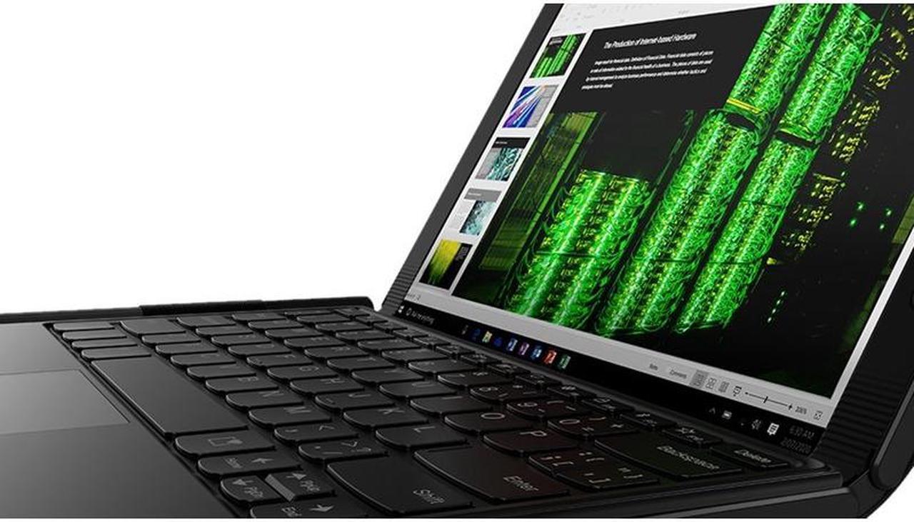 Alt view image 2 of 20 - Lenovo ThinkPad X1 Fold Intel Core i5-L16G7 8 GB LPDDR4X Memory 256 GB PCIe SSD Intel UHD Graphics 13.3" Touch Screen 2048 x 1536 Foldable 2-in-1 Laptop Windows 10 Pro 64-bit 20RK000JUS