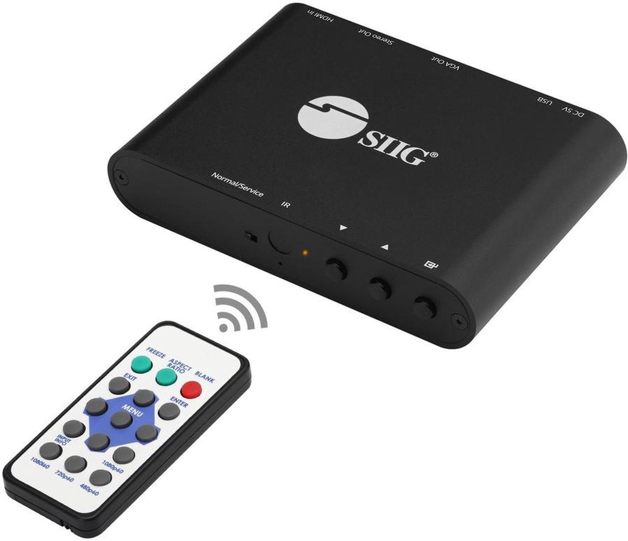 Alt view image 10 of 15 - SIIG HDMI to VGA & Audio Scaler Converter
