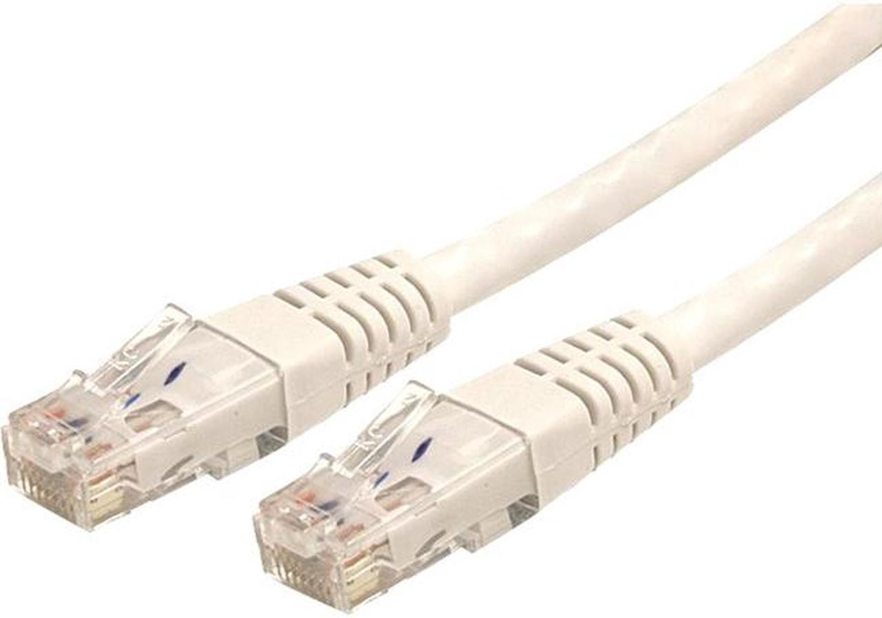 8FT CAT6 WHITE MOLDED RJ45 UTP