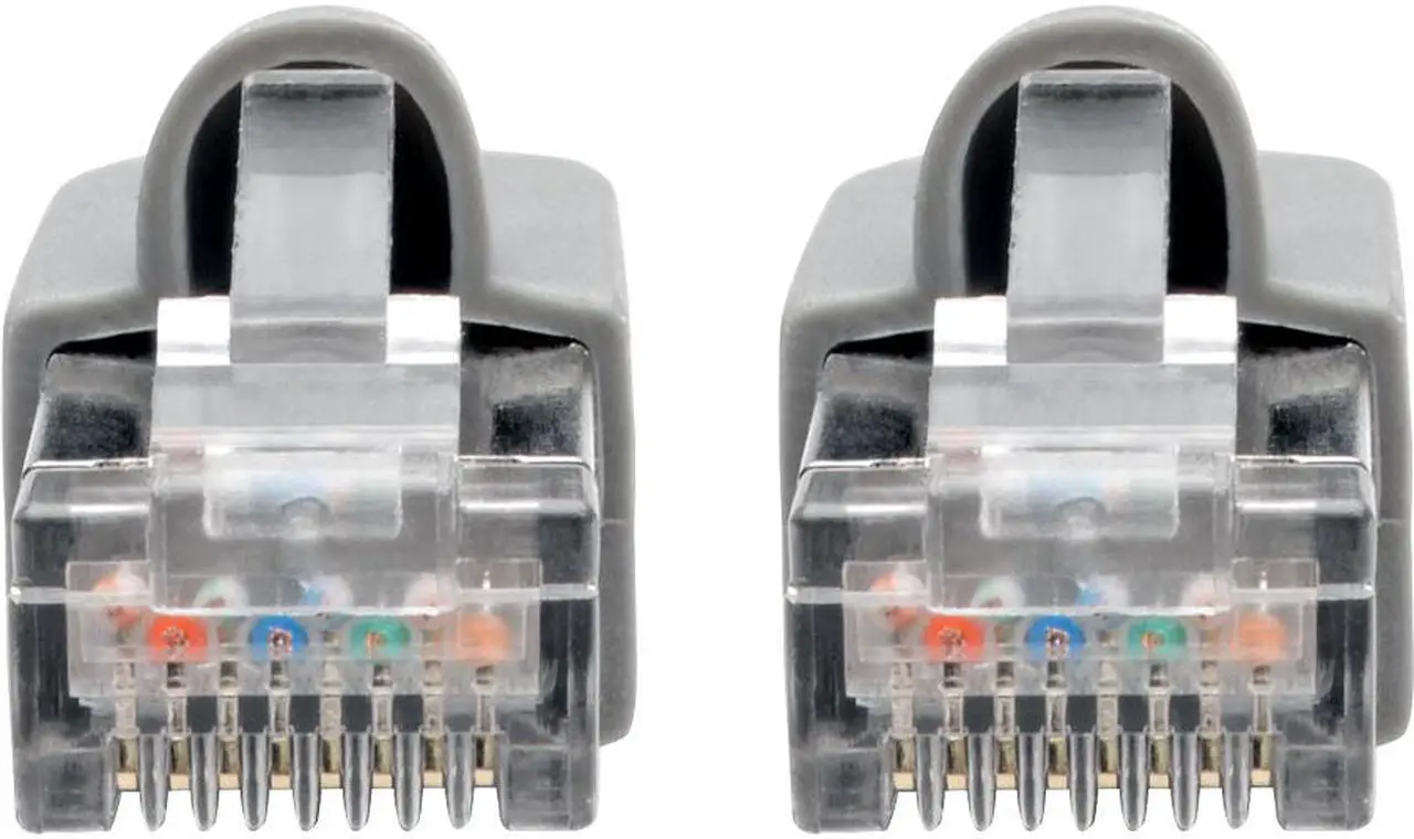 Alt view image 7 of 10 - Tripp Lite N262-001-GY Cat6A 10G-Certified Snagless Shielded Stp Network Patch Cable (Rj45 M/M) , Poe, Gray, 1 Ft. - Patch Cable (Dte) - Rj-45 (M) To Rj-45 (M) - 1 Ft - Stp - Cat 6A - Ieee 802.3Af -
