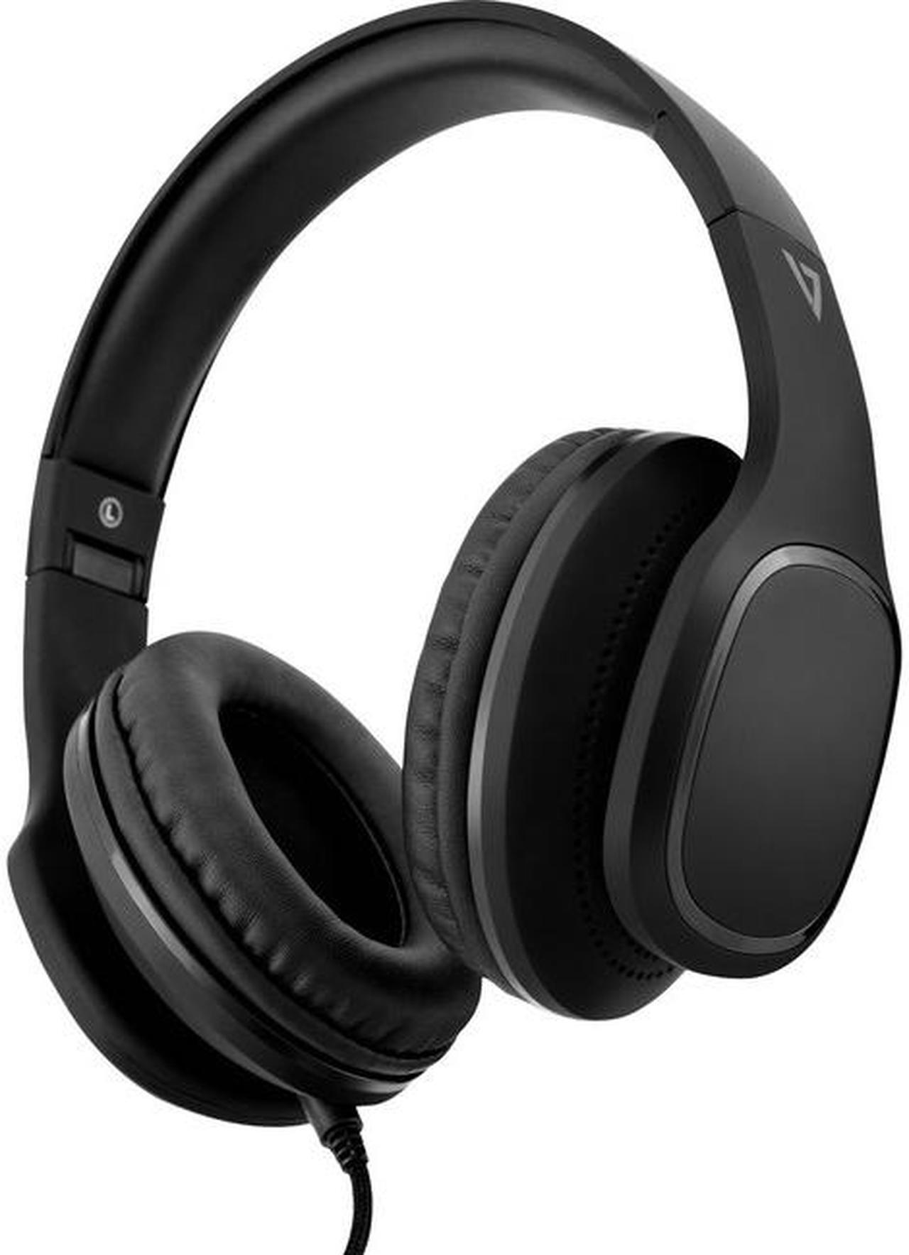 Alt view image 2 of 14 - V7 Headset - Black - Over-the-ear
