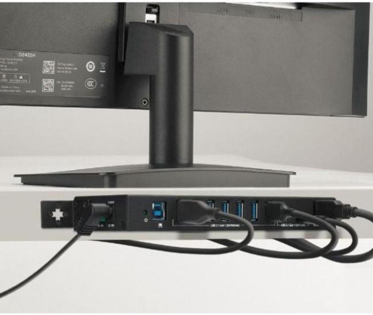 Alt view image 5 of 17 - SIIG AC IDUS0811S1 10PT Industrial USB Gen 1 Hub w Dual USBC  65W Charging
