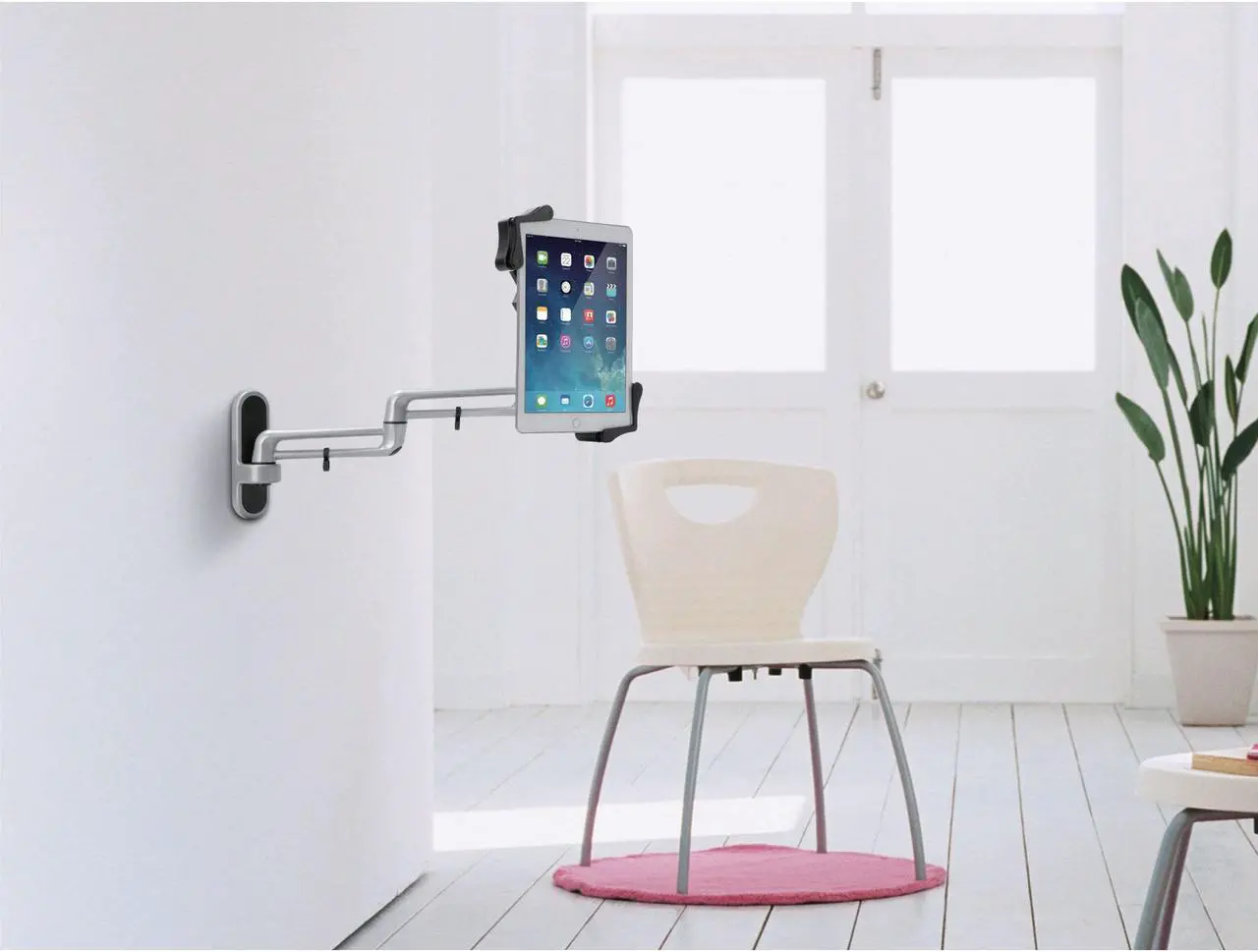 Alt view image 18 of 20 - CTA Digital PAD-ATWM Articulating Wall Mount for iPad(R)/Tablet