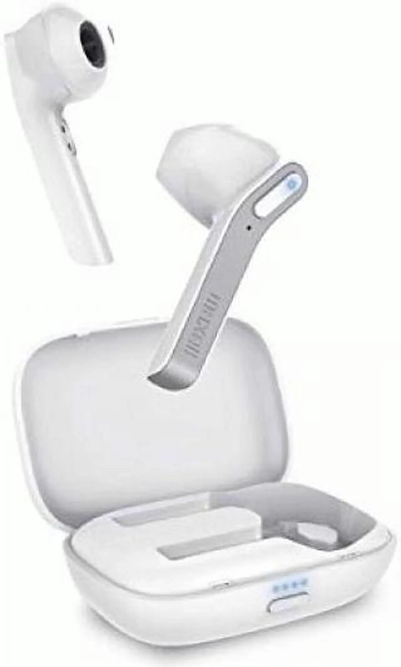 Alt view image 5 of 12 - Jelleez True Wireless Earbuds Bluetooth Connectivity Comfort Fit- White