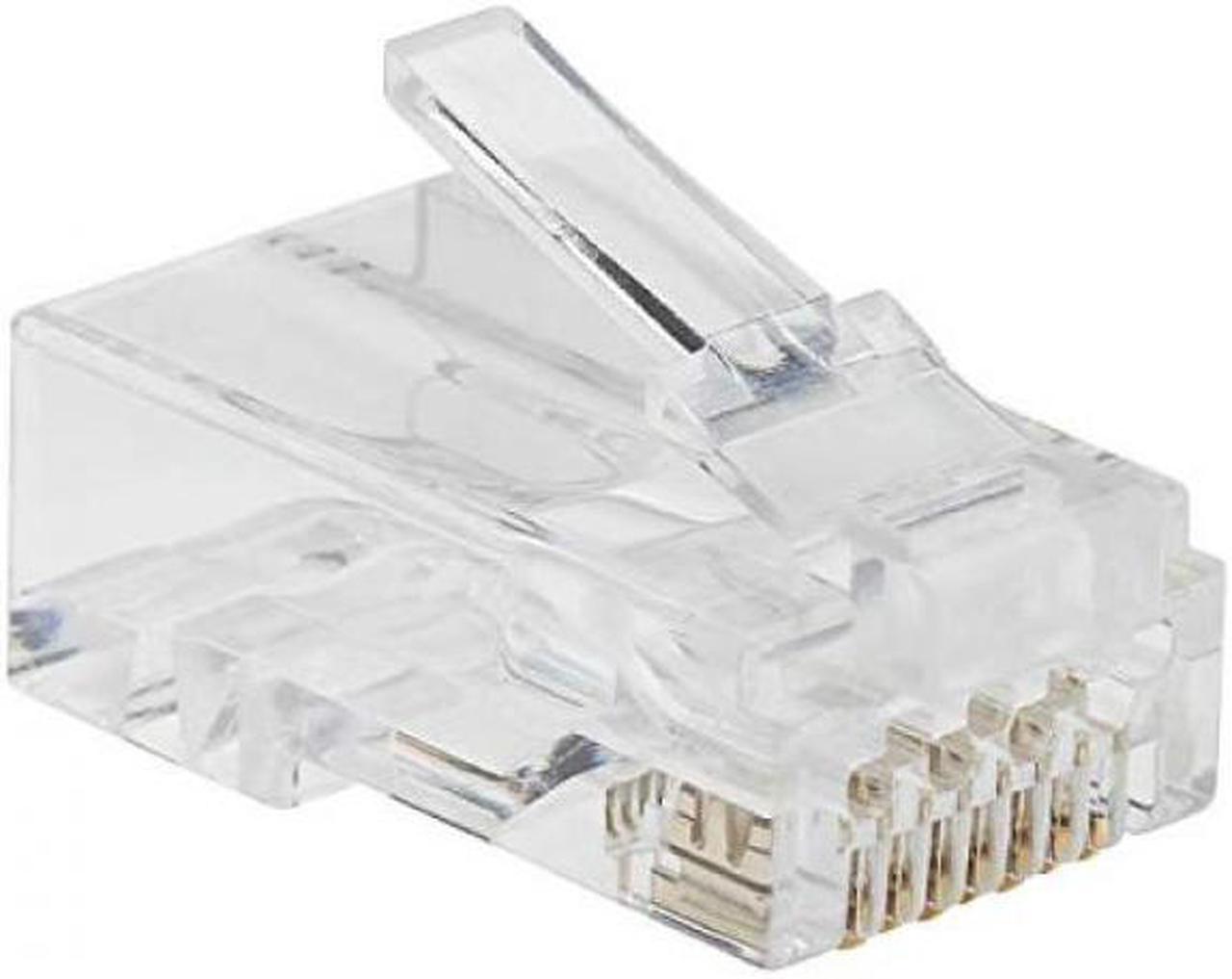 50PK CAT6 RJ45 PASS-THROUGH FTP MODULAR PLUG