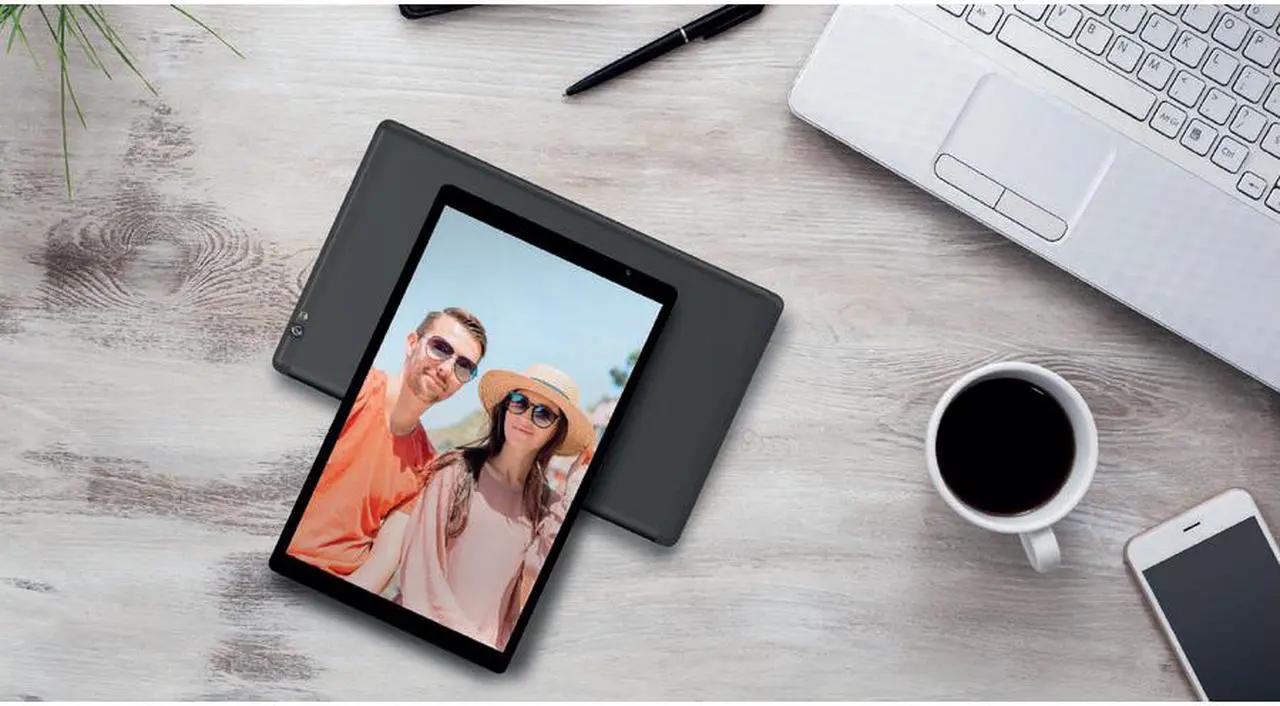 Alt view image 5 of 8 - Hyundai HyTab Plus 10WB1 10.1" Wi-Fi Tablet IPS Quad Core Processor 2GB/32GB Android 10 Space Grey