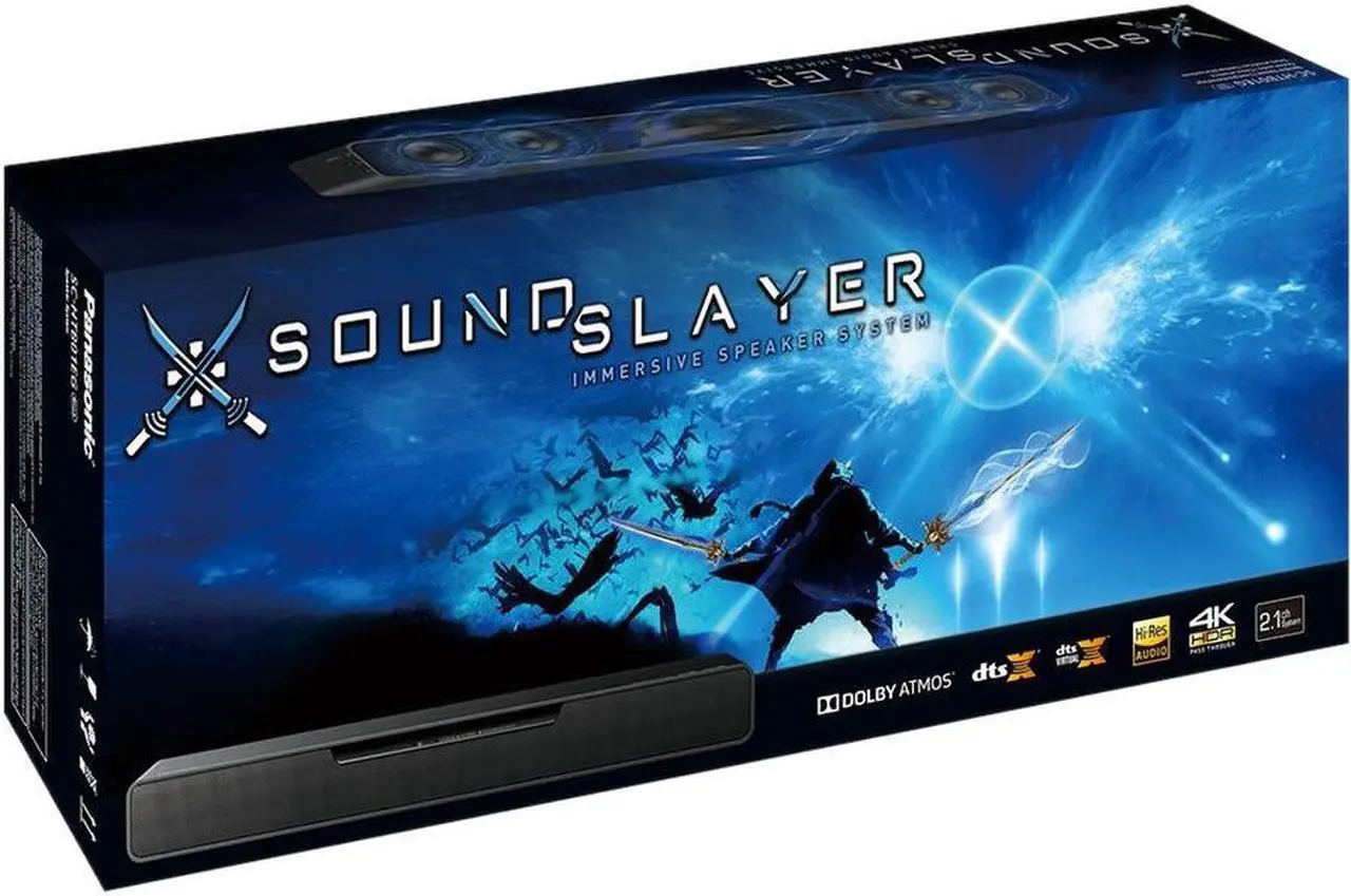 Alt view image 14 of 20 - Panasonic SoundSlayer 2.1 Channel Desktop Compact Audio Gaming Speaker with Dolby Atmos and 4K HDR Passthrough