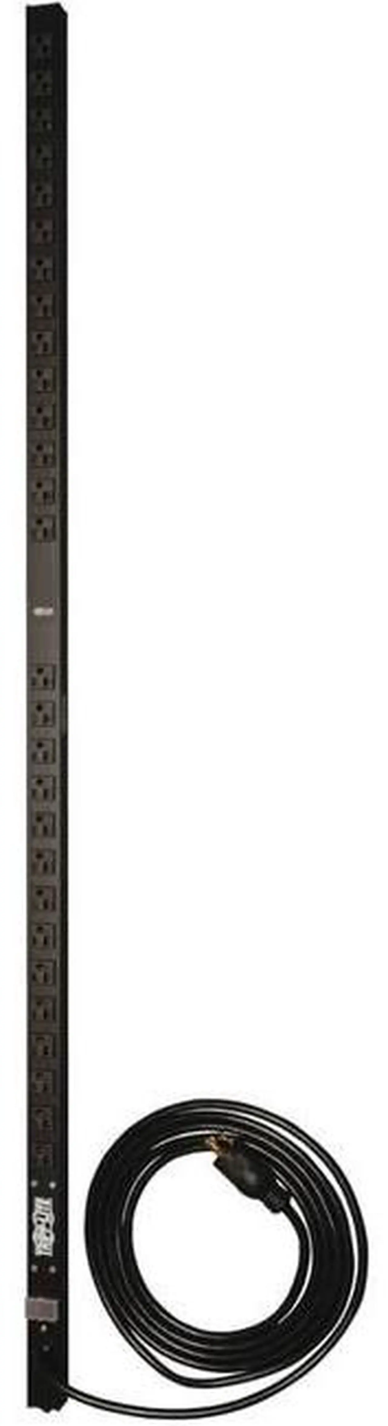 Main image of Tripp Lite PDUV20-60 28-Outlet PDU - Basic - NEMA 5-20P, NEMA L5-20P - 28 x NEMA 5-15/20R - 120 V AC - 0U - Vertical - Rack-mountable