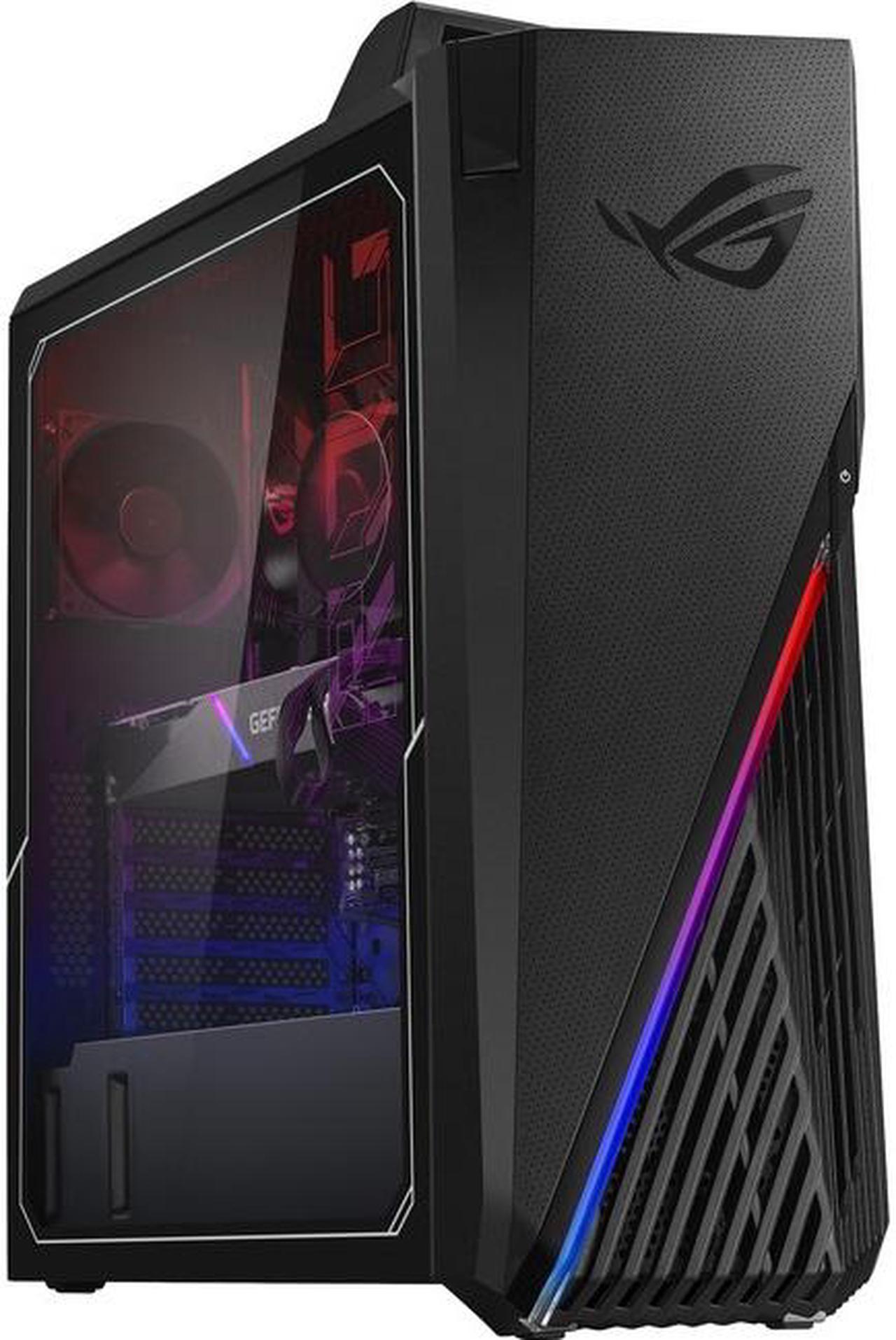 ASUS ROG Strix G15CK Gaming Desktop PC, Intel Core i5-10400F, GeForce GTX 1660 SUPER, 8 GB DDR4 RAM, 512 GB SSD, Wi-Fi 6, Windows 10 Home, Star Black, G15CK-BS562