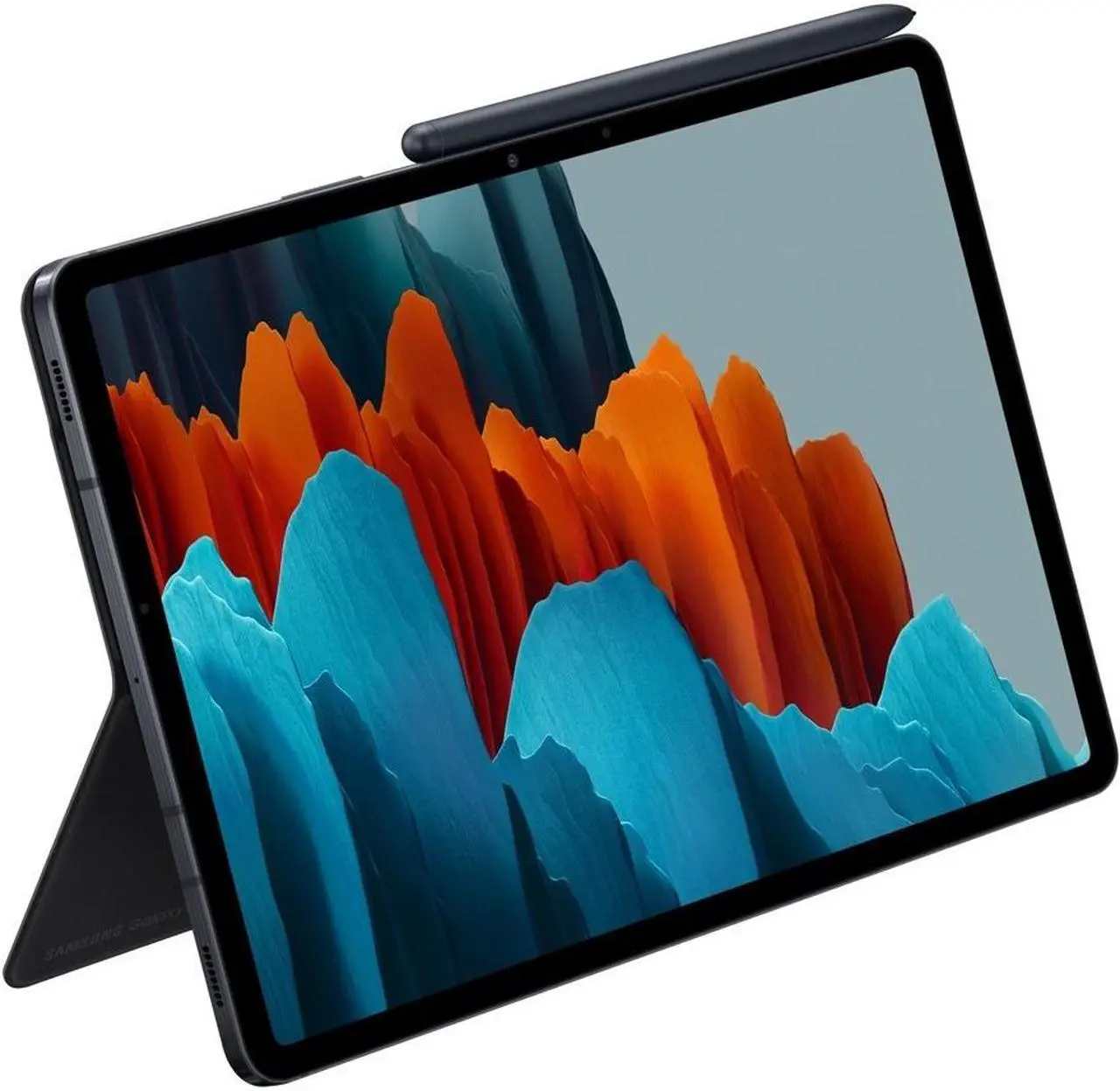 Alt view image 11 of 20 - Samsung Galaxy Tab S7 Book Cover KeyboardEF-DT870UBEGUJ Black