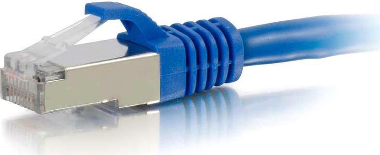 C2G 00794 Cat6 Cable - Snagless Shielded Ethernet Network Patch Cable, Blue (4 Feet, 1.22 Meters)