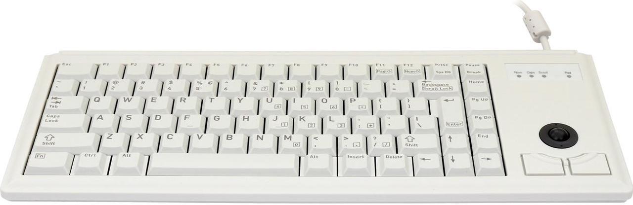 Alt view image 5 of 11 - Zf G84-4420Lubeu-0 15-Ultraslim, 83 Key,Lt Grey Usb, Integrated Trackball