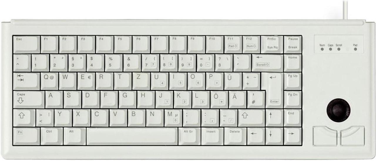 Alt view image 9 of 11 - Zf G84-4420Lubeu-0 15-Ultraslim, 83 Key,Lt Grey Usb, Integrated Trackball