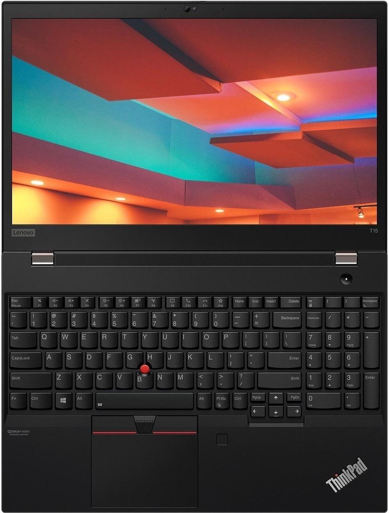 Alt view image 7 of 13 - Lenovo Laptop ThinkPad T15 Gen 1 20S6001NUS Intel Core i5 10th Gen 10210U (1.60 GHz) 16 GB Memory 512 GB PCIe SSD Intel UHD Graphics 15.6" IPS 1920 x 1080 Windows 10 Pro 64-bit