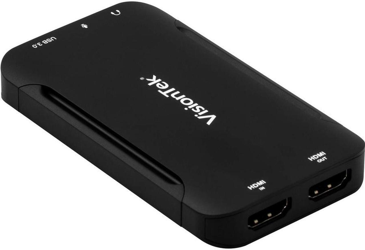 Alt view image 3 of 9 - VisionTek UVC 60 1080p HDMI Passthrough Ultra-Low Latency Capture Card