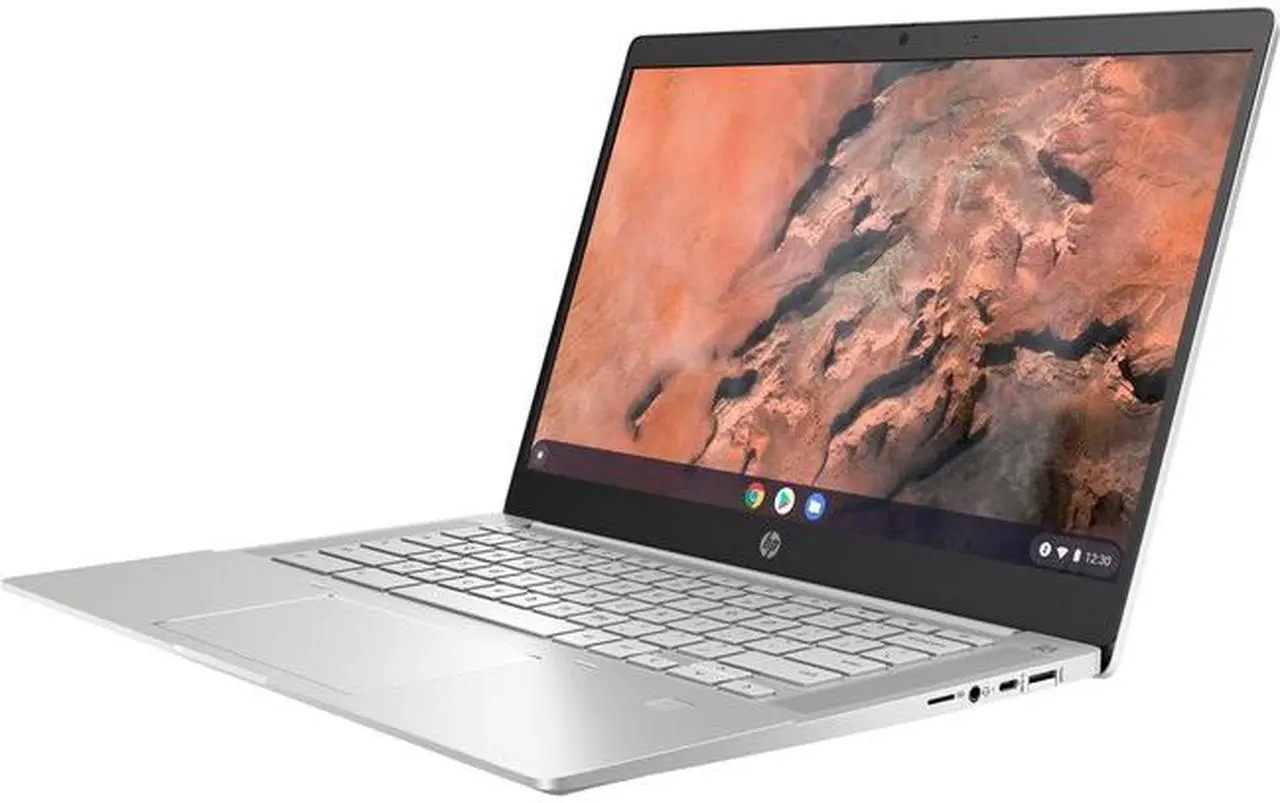 Main image of HP Pro c645 14" Chromebook - HD - 1366 x 768 - AMD Athlon Gold 3150C Dual-core (2 Core) 2.40 GHz - 8 GB RAM - 64 GB Flash Memory - Pike Silver Aluminum - Chrome OS - AMD Radeon Graphics - English