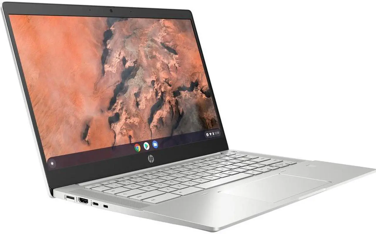 Alt view image 5 of 15 - HP Pro c645 14" Chromebook - HD - 1366 x 768 - AMD Athlon Gold 3150C Dual-core (2 Core) 2.40 GHz - 8 GB RAM - 64 GB Flash Memory - Pike Silver Aluminum - Chrome OS - AMD Radeon Graphics - English