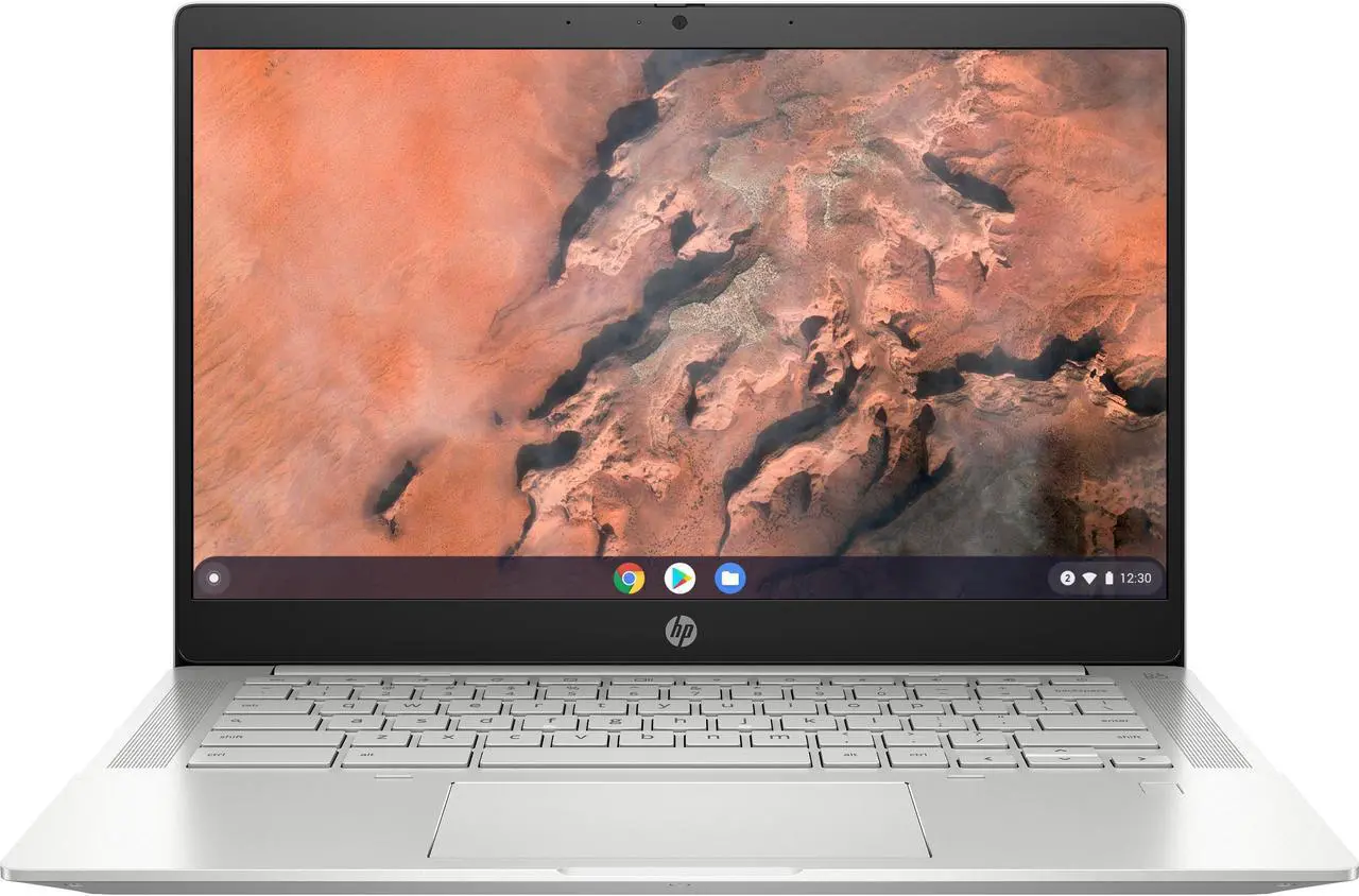 Alt view image 7 of 15 - HP Pro c645 14" Chromebook - HD - 1366 x 768 - AMD Athlon Gold 3150C Dual-core (2 Core) 2.40 GHz - 8 GB RAM - 64 GB Flash Memory - Pike Silver Aluminum - Chrome OS - AMD Radeon Graphics - English