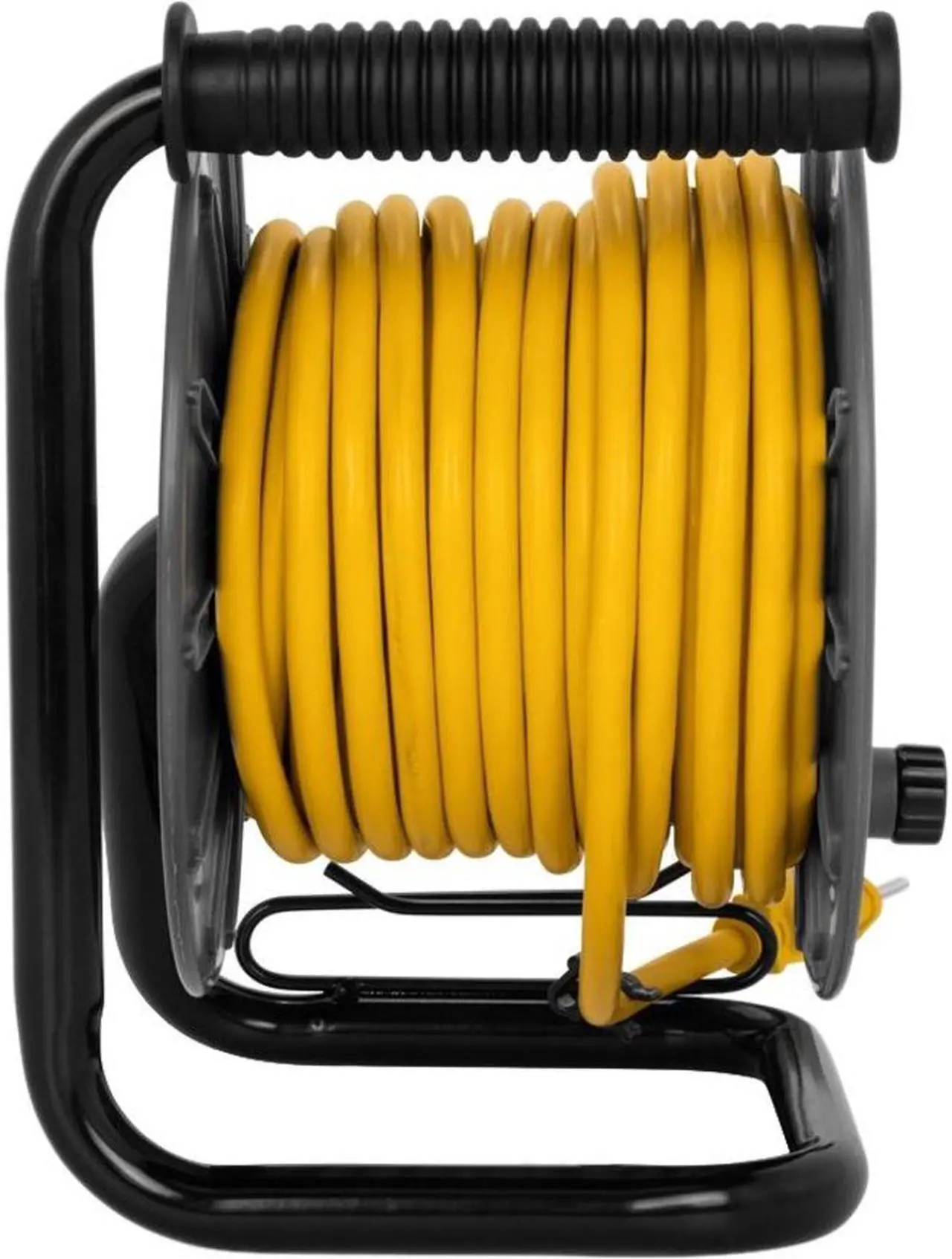 Alt view image 5 of 15 - Camco Power Grip 50-Foot Extension Cord Reel with USB Charging Ports 55291