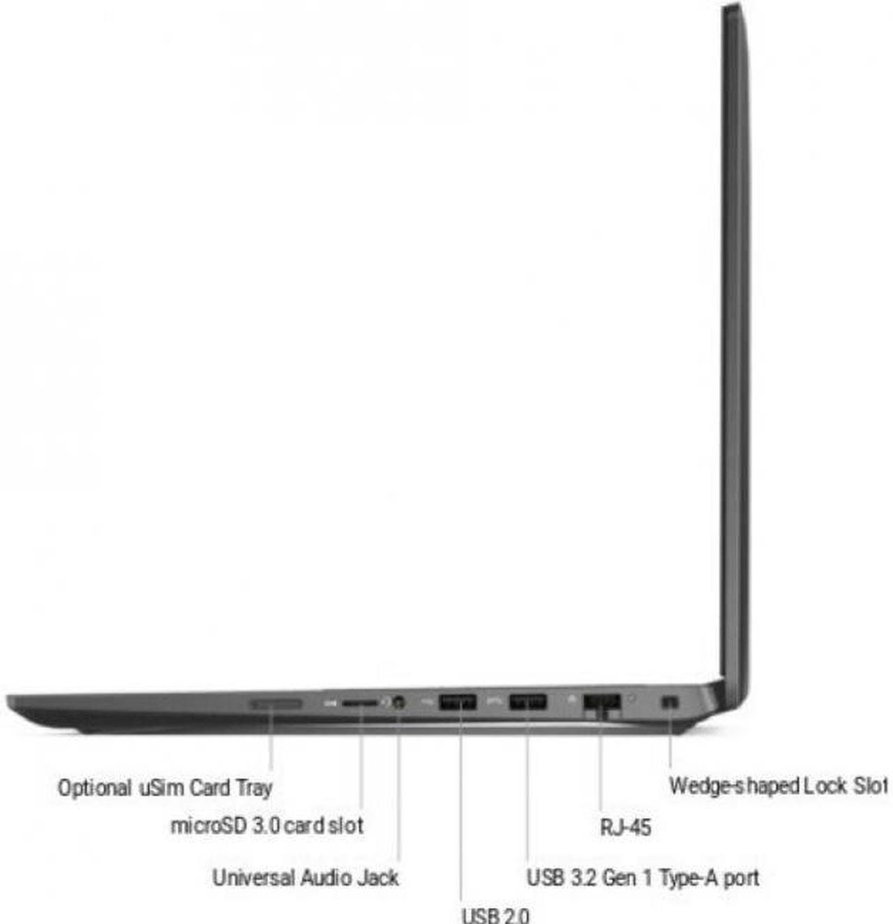 Alt view image 7 of 15 - Dell Latitude 3000 3520 15.6" Notebook - HD - 1366 x 768 - Intel Core i5 (11th Gen) i5-1135G7 Quad-core (4 Core) 2.40 GHz - 8 GB RAM - 256 GB SSD - Black - Windows 10 Pro - Intel Iris Xe graphics