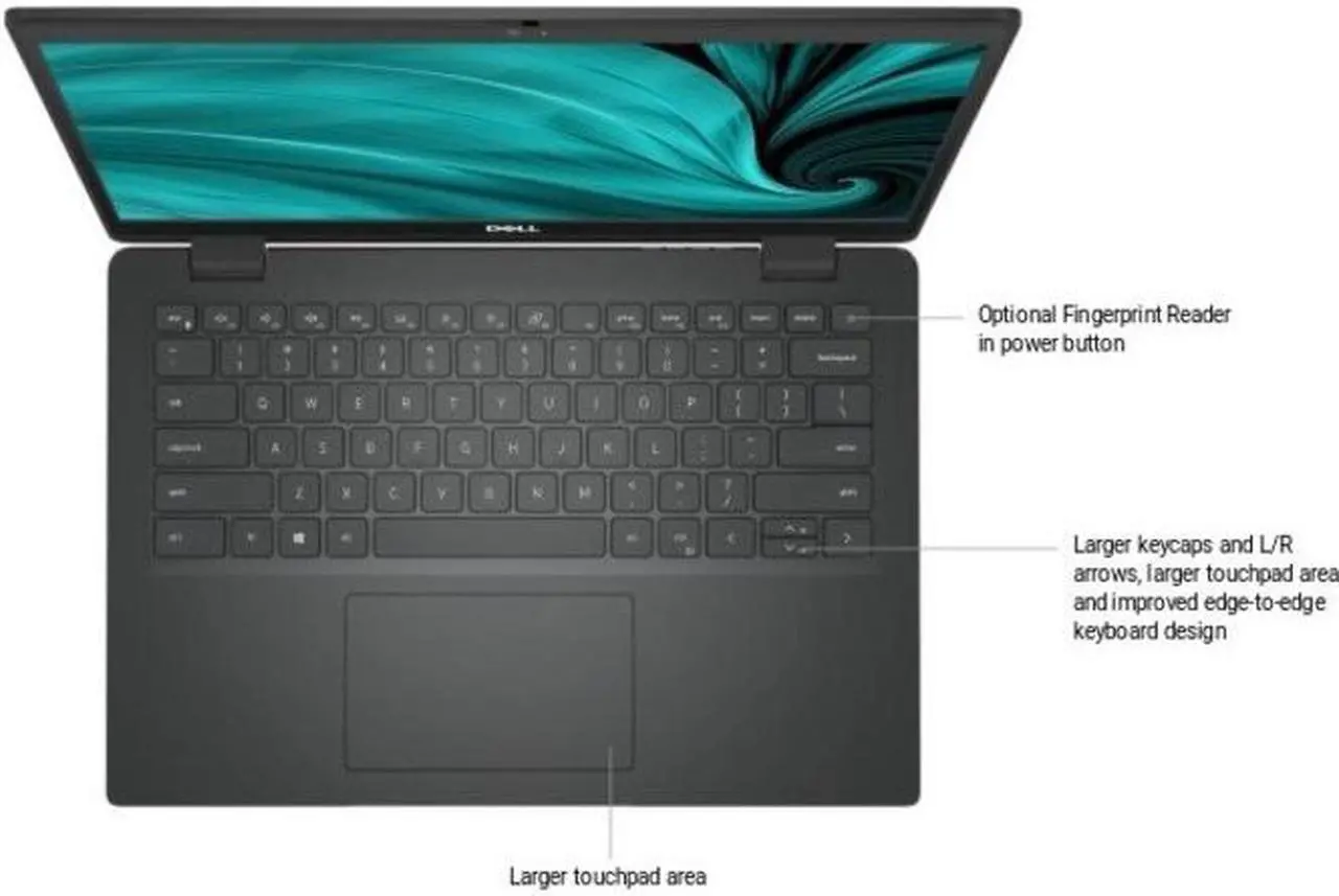 Alt view image 7 of 20 - DELL Laptop Latitude 3420 87VTR Intel Core i7 11th Gen 1165G7 (2.80 GHz) 8 GB Memory 256 GB PCIe SSD Intel Iris Xe Graphics 14" 1920 x 1080 Windows 10 Pro 64-bit