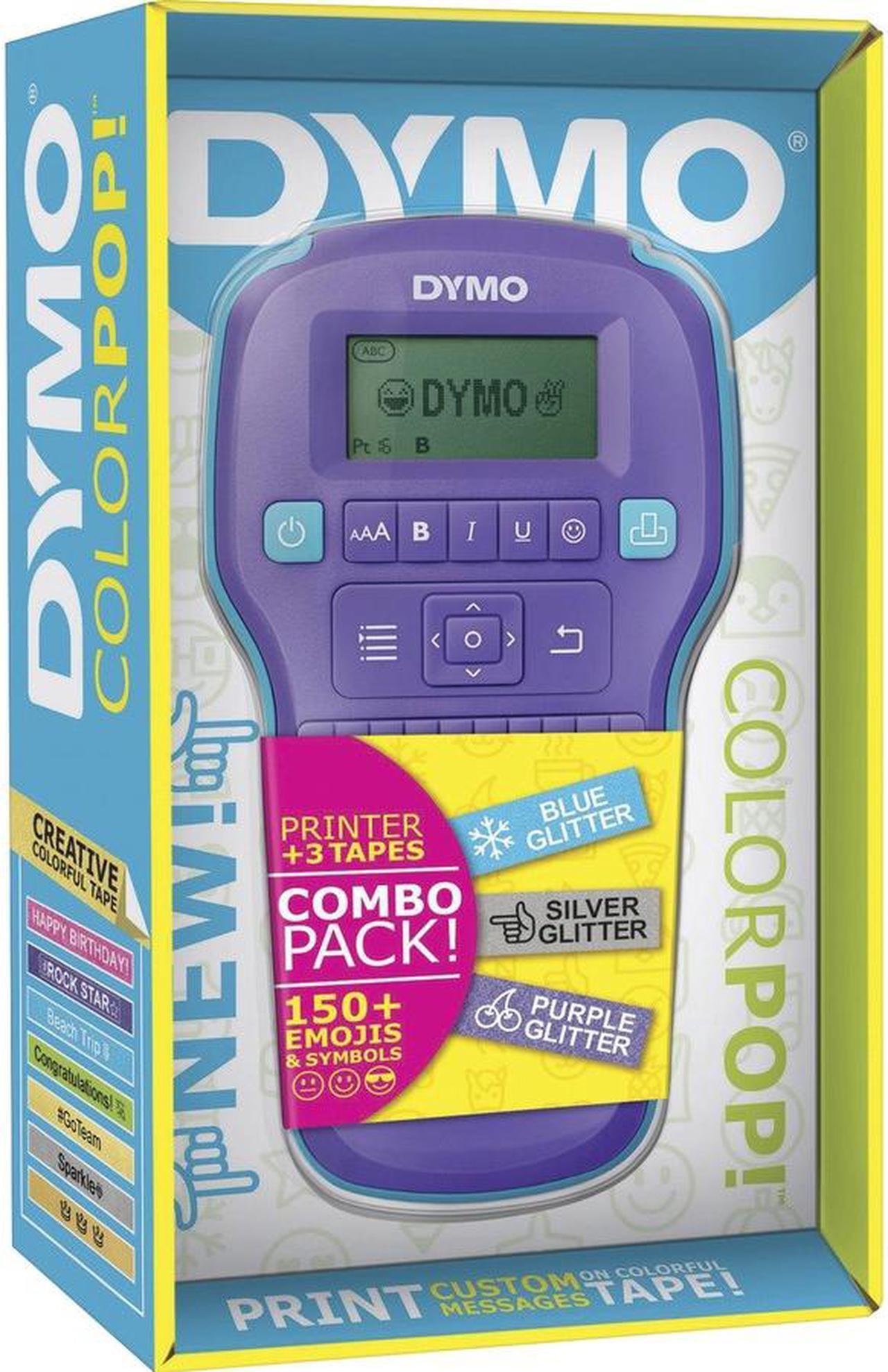 Alt view image 13 of 20 - DYMO COLORPOP Color Label Maker Combo Pack Printer with 3 Tapes