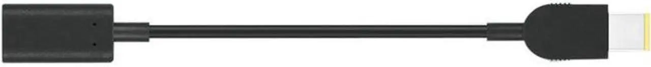 Alt view image 3 of 6 - Lenovo USB-C to Slim-tip Cable Adapter - For USB Device - Black