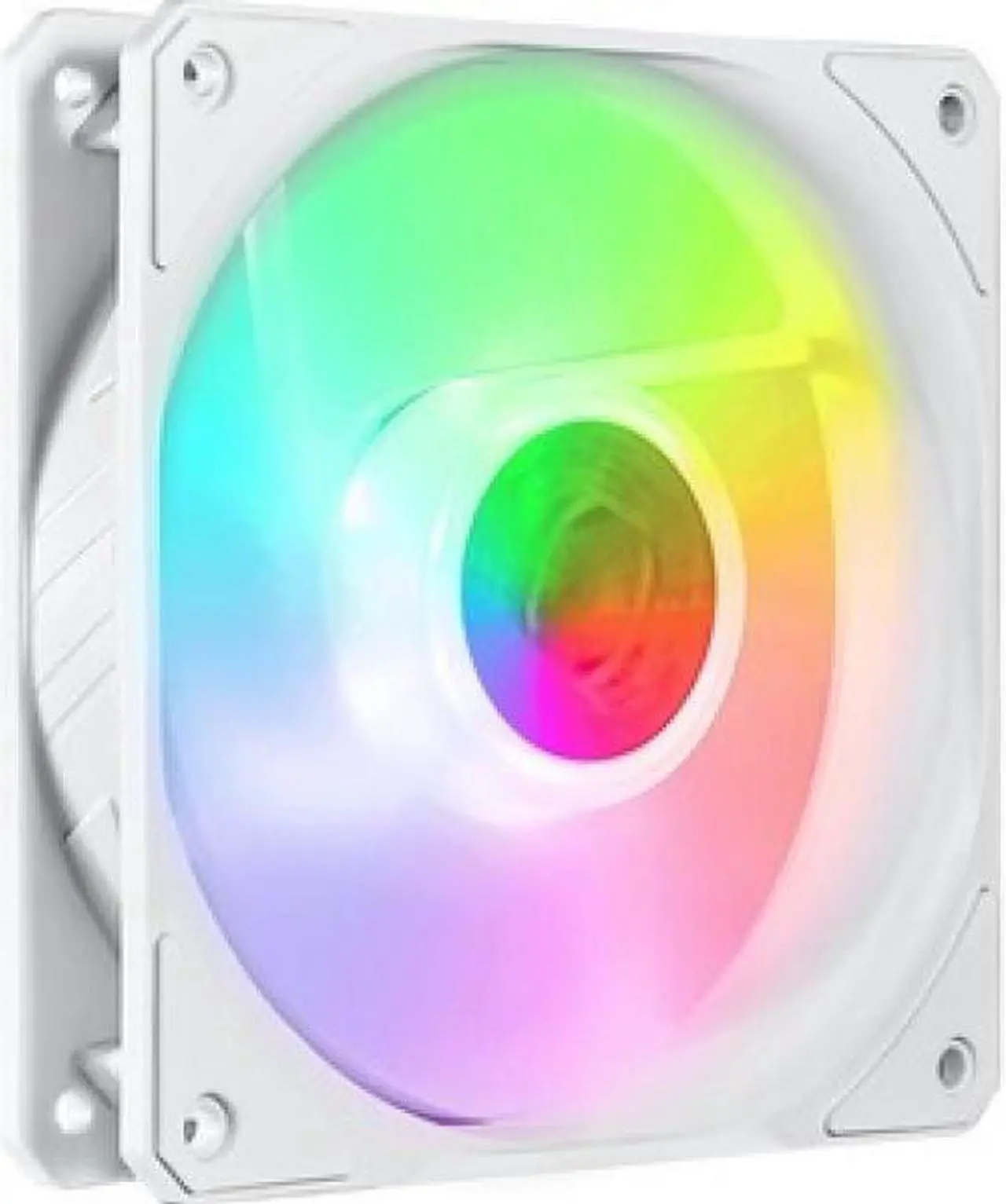 Alt view image 17 of 20 - Cooler Master SickleFlow 120 V2 Addressable RGB Fan (White Edition) - 120mm Square Frame Fan, Air Balance Curve Blade Design, PWM Control for Computer Case & Liquid Radiator