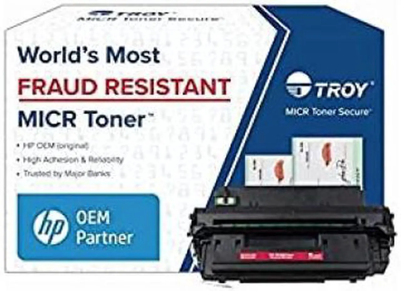 Alt view image 2 of 9 - Troy Toner Secure Original MICR Toner Cartridge Alternative for Troy HP Black 02CF258A001
